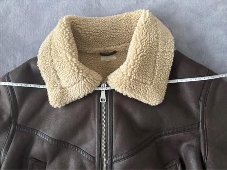 Pilotná bunda z brusenej "kože", next,48