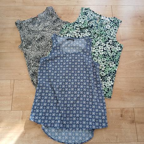 3x letné blúzkové tielka, only,s