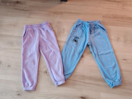 Detske teplaky stich + fialove 110/116, sinsay,116