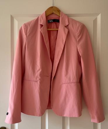 Bledoružové/marhuľové sako, zara, s/36, zara,s