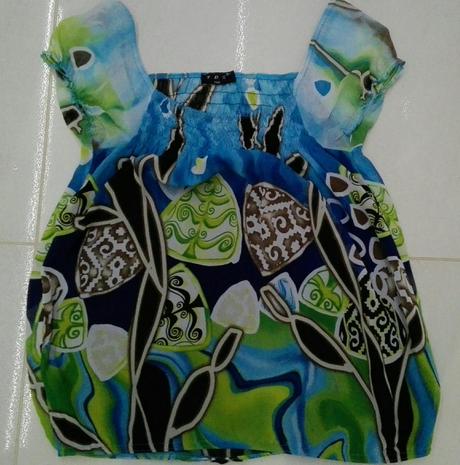 Krasna letna bluzocka, s