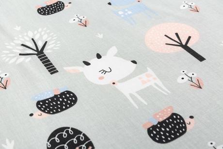 Sensillo skladacia matrac do postieľky jelene 120x, šírka (cm): 60,dĺžka (cm): 120