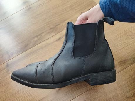 Kožené čižmy jazdecké hkm sport, hkm,39