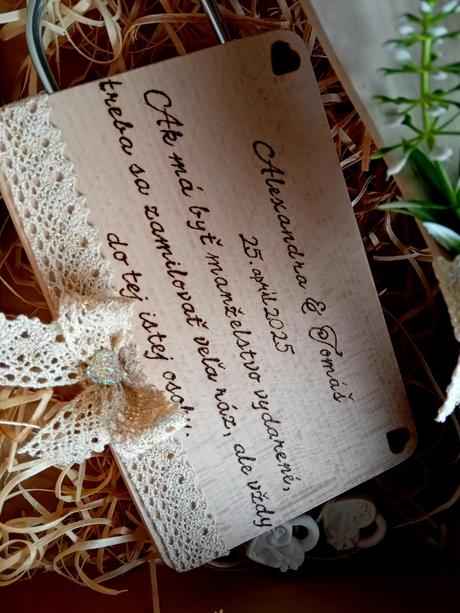 Svadobné vypaľované tabuľky,