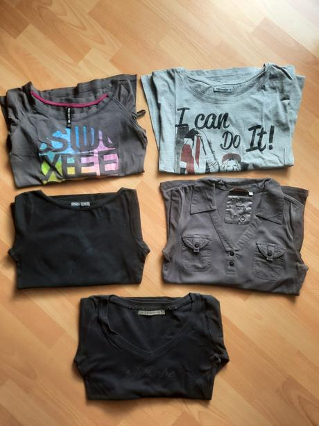 Balík dámskych tričiek, xs