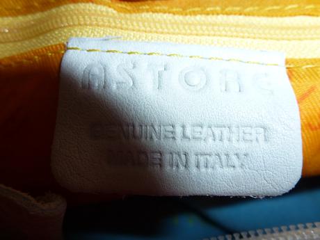 Ručne maľovaná kabelka astore-pravá koža, nenosená,