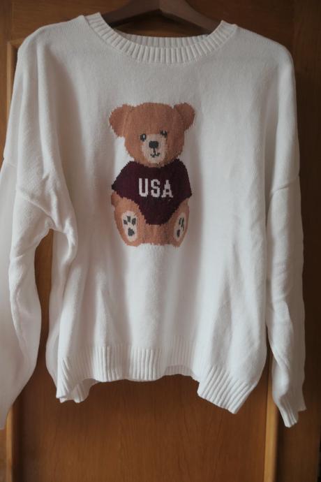 Hollister bear orig. stylovy,trendy sveter l/xl, hollister,xl