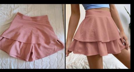 Shein sukňa šortky / skort, s