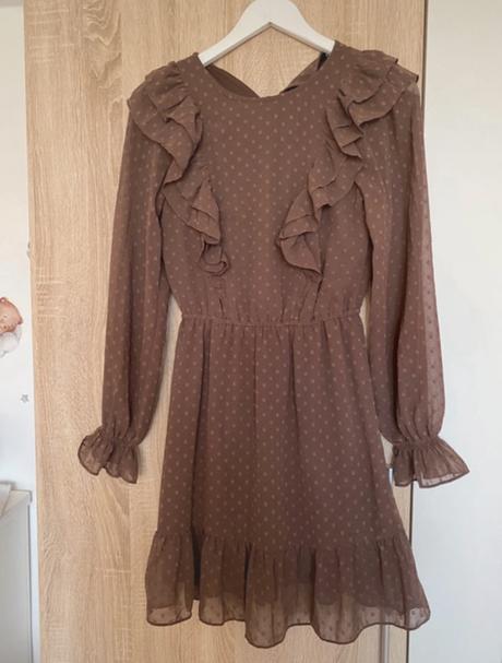 Hnedé mini šaty, sinsay,xs