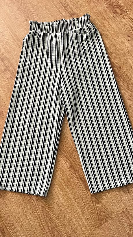 Široké nohavice, h&m,146