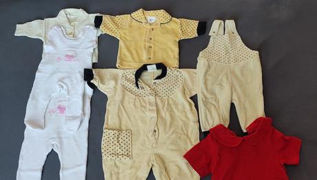 Balík retro oblečenie pre bábätká, 50–62