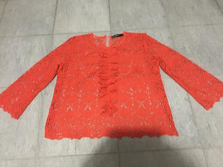 Čipkový top, xl