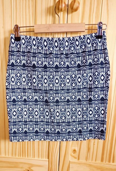 Dámska elastická sukňa, s