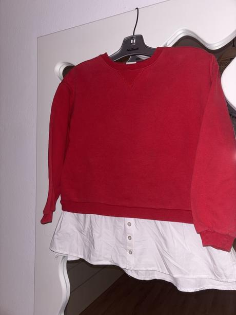 Mikina s košeľou zara 140, zara,140