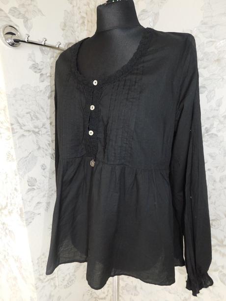 Kvalitna vzdušna tunikova bluzka, 44