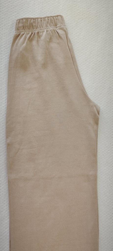 Pohodlné béžové široké tepláky zara kids, zara,164