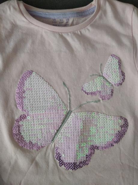 Trička s flitrami 2-3r, f&f,92