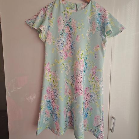 Mentolové kvetinové šaty next, next,164