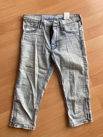 Rifľový kraťasy 158, denim,158