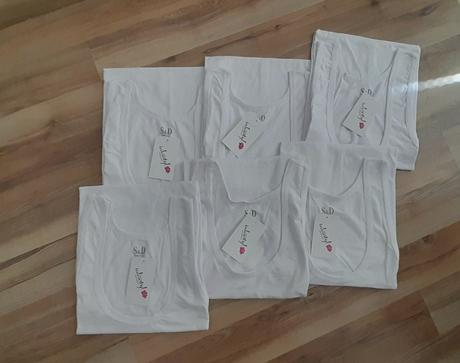 Balenie pánskych bavlnených tielok, xxl