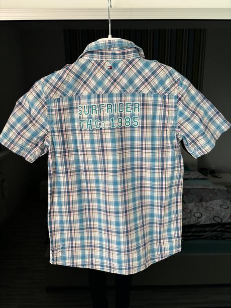 Košeľa tommy s krátkym rukávom, tommy hilfiger,128