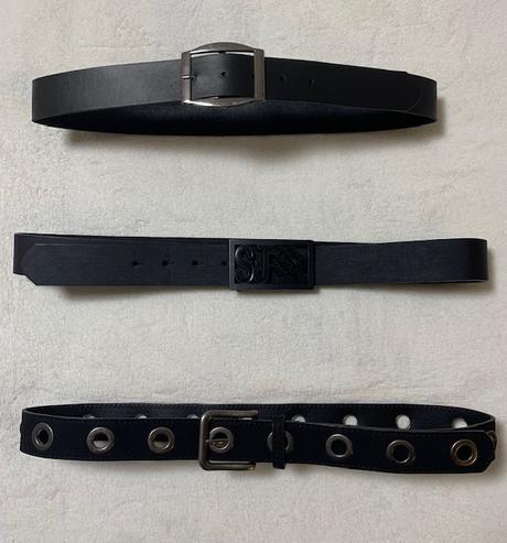 Čierne opasky do nohavíc, 