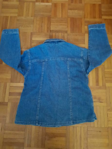 Dievčenská rifľová košeľa/ sako, 158