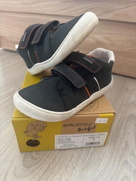 Kožené barefoot topánky protetika rasel navy 30, protetika,30