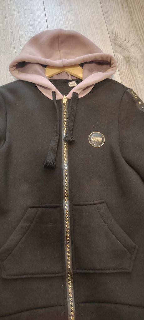 Predĺžená teplá mikina, 158