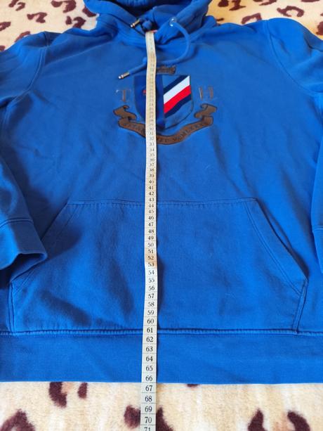 Modrá mikina tommy hilfiger, veľ.xl, veľmi pekne s, tommy hilfiger,xl