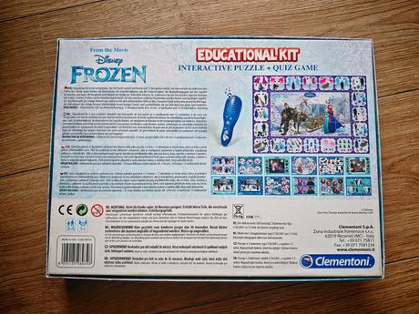 Interaktívne puzzle frozen,
