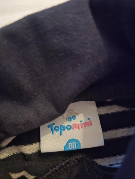 Tričko s medveďom, topomini,80