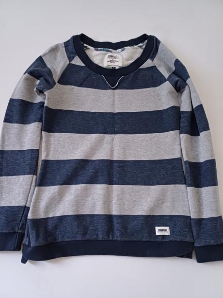 Modro-siva mikina, s