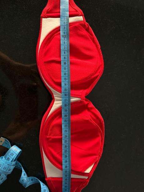 Bikini victorias secret 80c/m top stav červené, victoria's secret,m