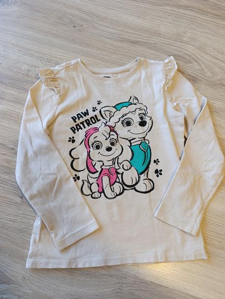 Set 3 dievčenských tričiek - labková patrola, sinsay,122
