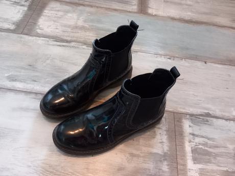 Lakované topánky do dažďa veľ. 37, 37