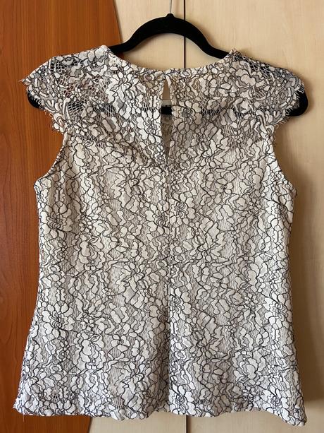 Vzorovaná blúzka, h&m,s