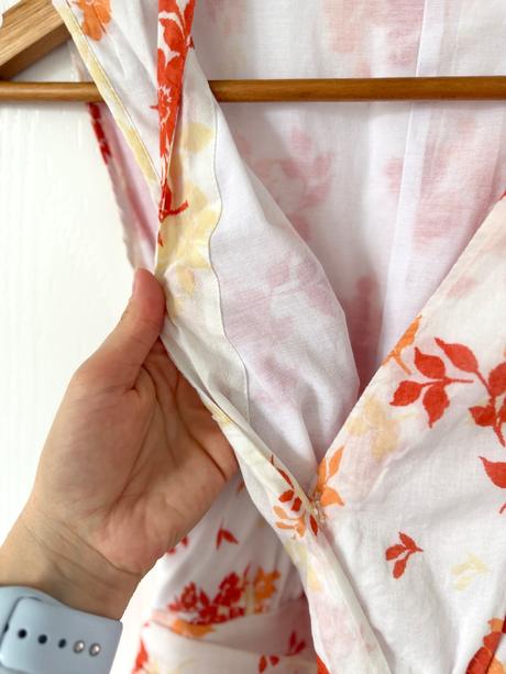 Krásne letné šaty od mexx s oranžovými a červenými, mexx,42