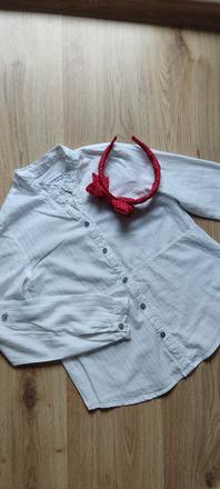 Biela, jemnučká košieľka, terranova,140