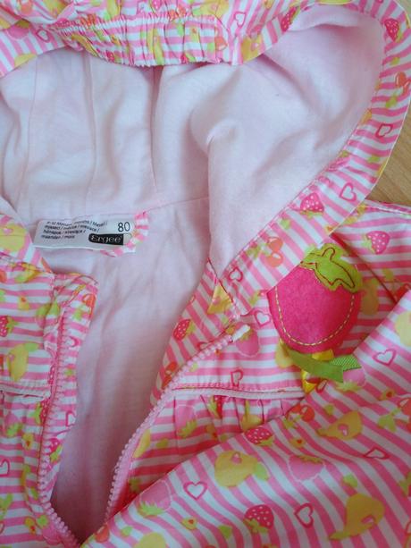 Tenká vetrovka s ovocím, ergee,80