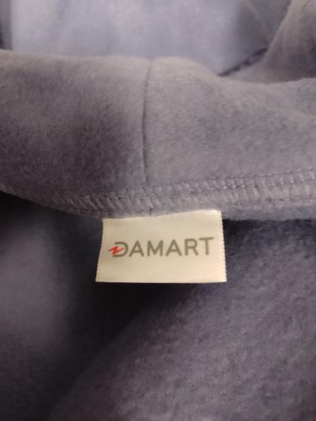 Dámsky modro fialový fleesový župan, vel. xl/xxl, xl