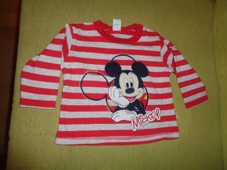 Predám tričko mickey veľ. 74 zn. disney, disney,74