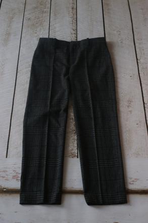 Rovné kockované nohavice, zara,xs