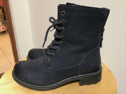 Dámske kožené čižmy lasocki čierne, veľkosť 37, lasocki,37