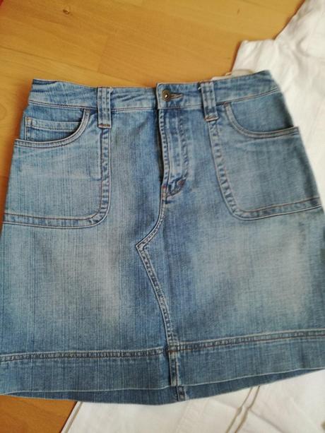 Letné nohavice rifľová sukňa, m