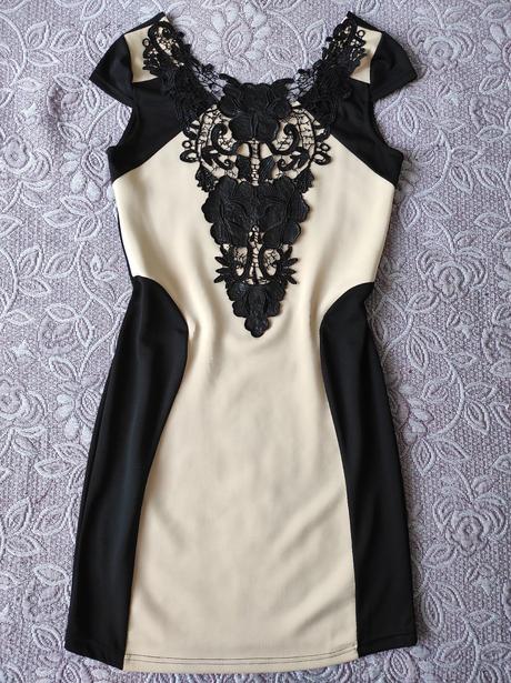 Šaty s krajkou, veľ. m - l, m