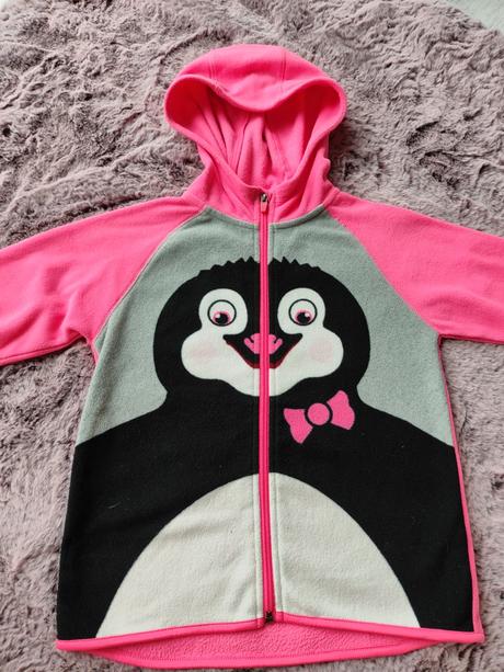 Flísová mikina sport 122/128, h&m,128