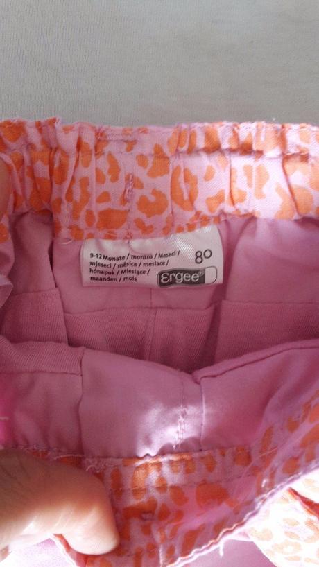 Nenosené,podšité nohavice, ergee,80