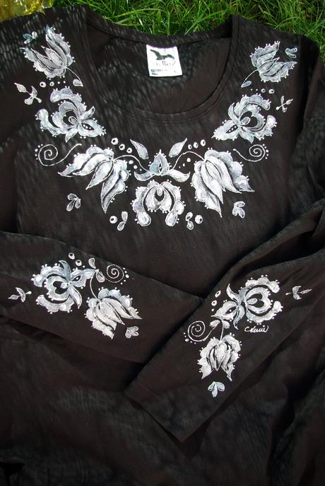 Ručne maľované farebné tričká, l - xxl