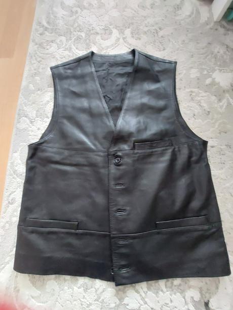 Pánska kozena vesta, l